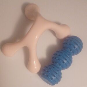 Pale Pink and Blue Massage Tools